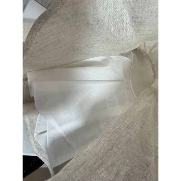 NWT La Stupenderia Designer Italian Linen Baby Dress - Picture 7 of 10